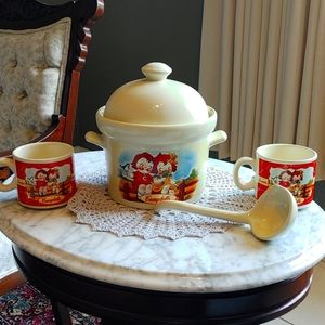 Vintage Campbells Soup Tureen set (5 piece)